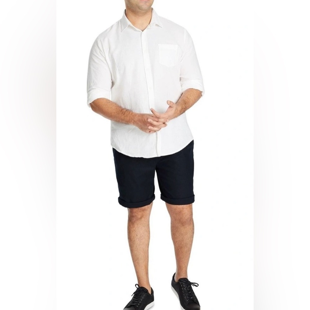 NWT Johnny Bigg Ryan Relaxed Walk Shorts Navy Size 40